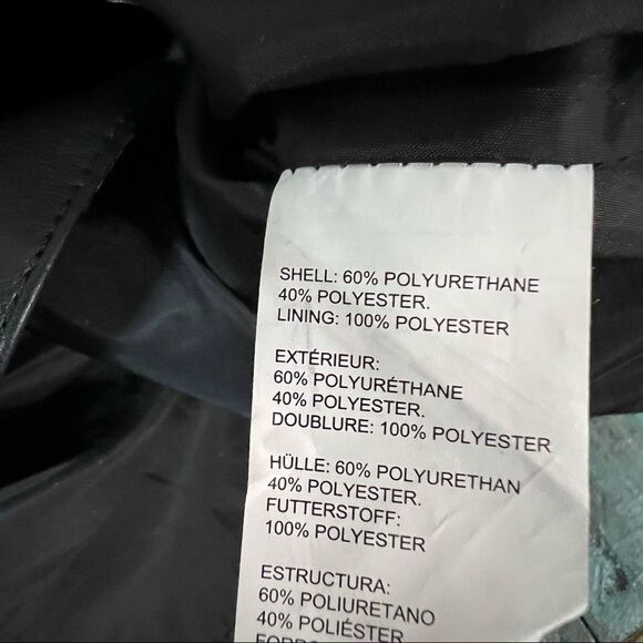 Addition Elle 𝅺Faux Leather Asymmetric Skirt Size 12 - Picture 10 of 13